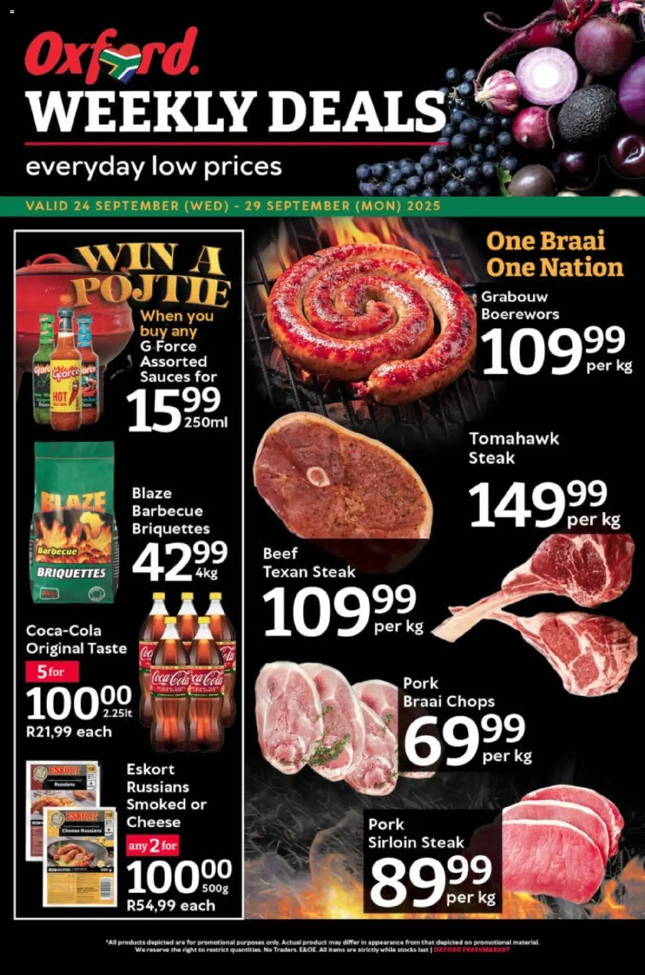 Oxford Freshmarket Specials from 24/09 - 29/09/2025 > Promotions