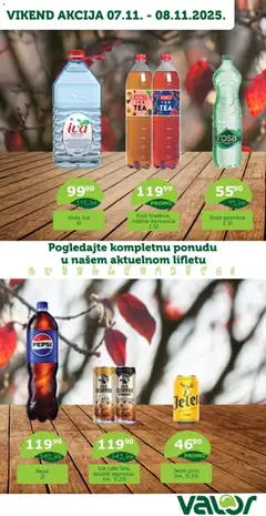 Pregled Valor kataloga - važi od 07.11.2025