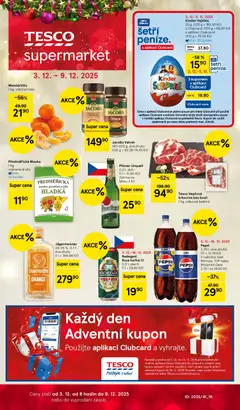 Náhled nabídky: Tesco Supermarket platný od 03.12.2025