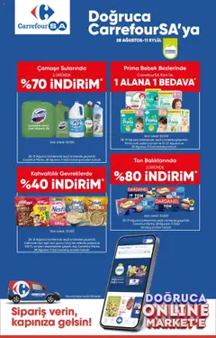 CarrefourSA Doğruca CarrefourSA'ya 28.08.2025 - Broşürünün önizlemesi