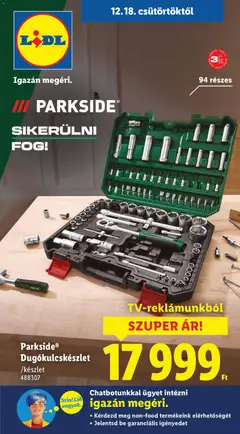 Lidl - Nonfood kínálatunk megtekintése, amely érvényes 2025.12.18.-től