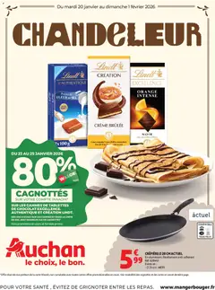 Voorbeeld van Chandeleur produits frais van winkel Auchan geldig vanaf 20/01/2026