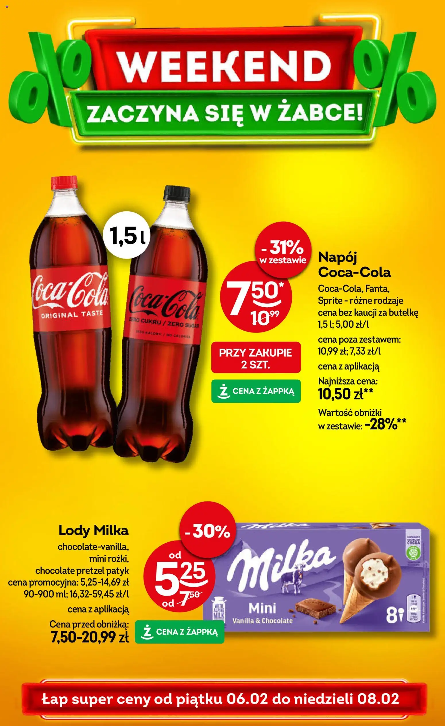 Pogląd gazetki "Weekendowe promocje" ze sklepu Żabka ważnej od 06.02.2026
