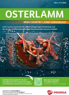 Vorschau des Merkblatts Aktionen Osterlamm vom Shop Prodega gültig von 25.02.2026 bis 17.03.2026