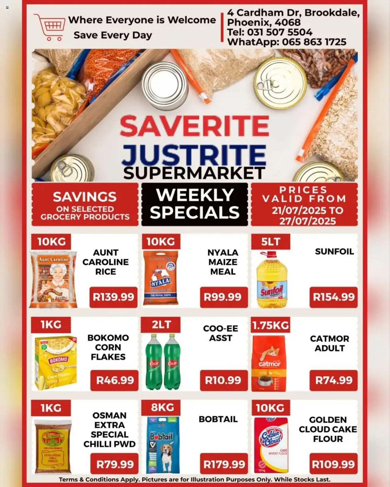 Saverite Specials from 21/07 - 27/07/2025 > Promotions