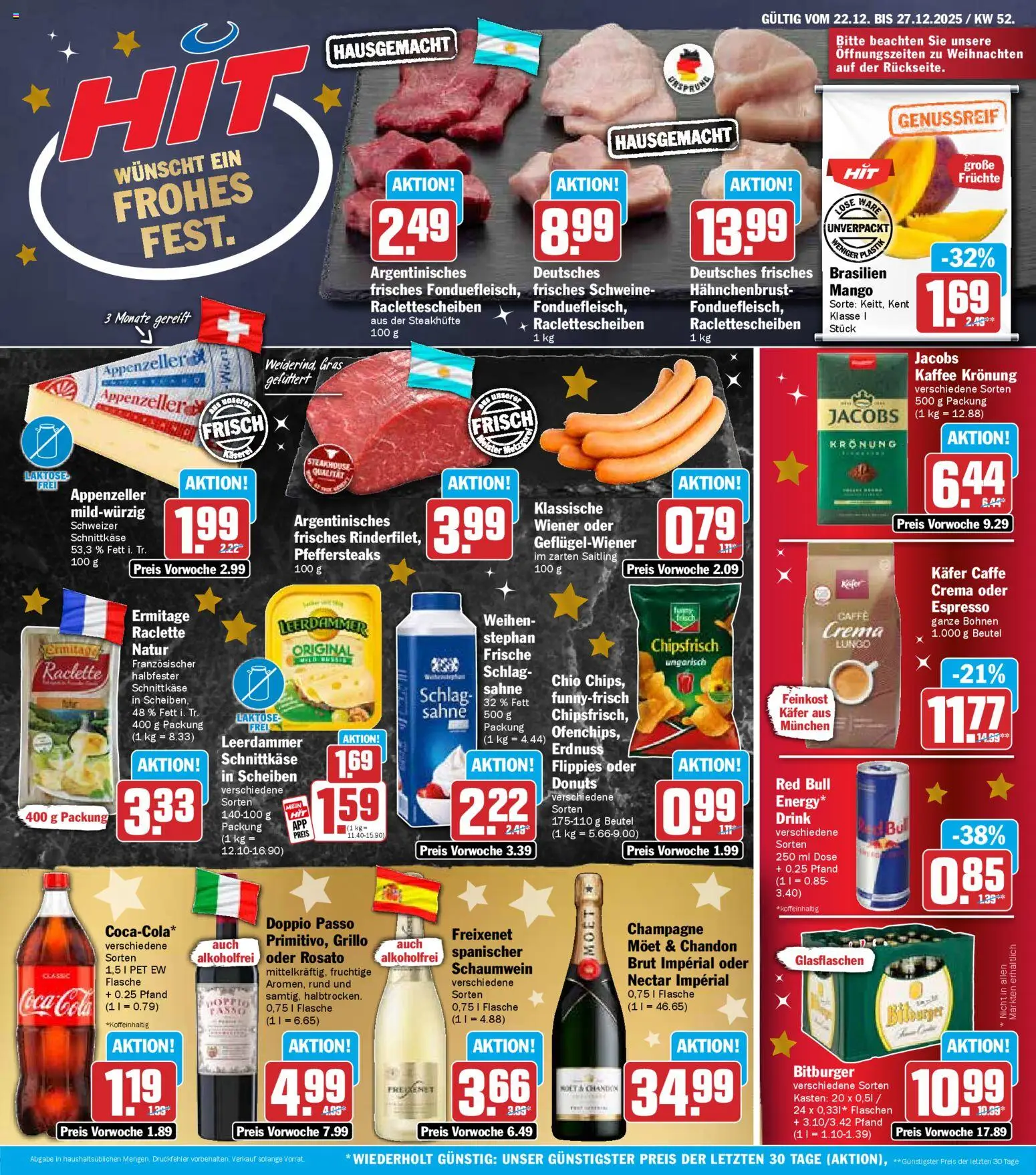Vorschau von dem Prospekt des Geschäftes HIT, gültig ab dem 22.12.2025