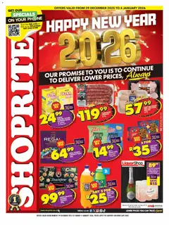 Preview of Shoprite flyer valid from 29/12/2025