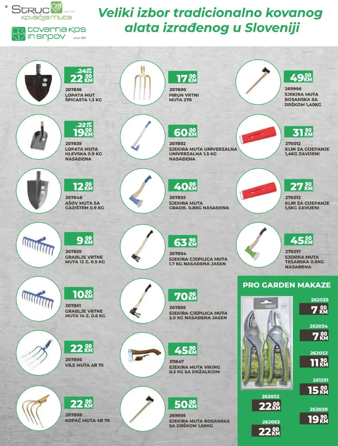 Pregled letka Katalog trgovine Agromehanika vrijedi od 2025.10.01