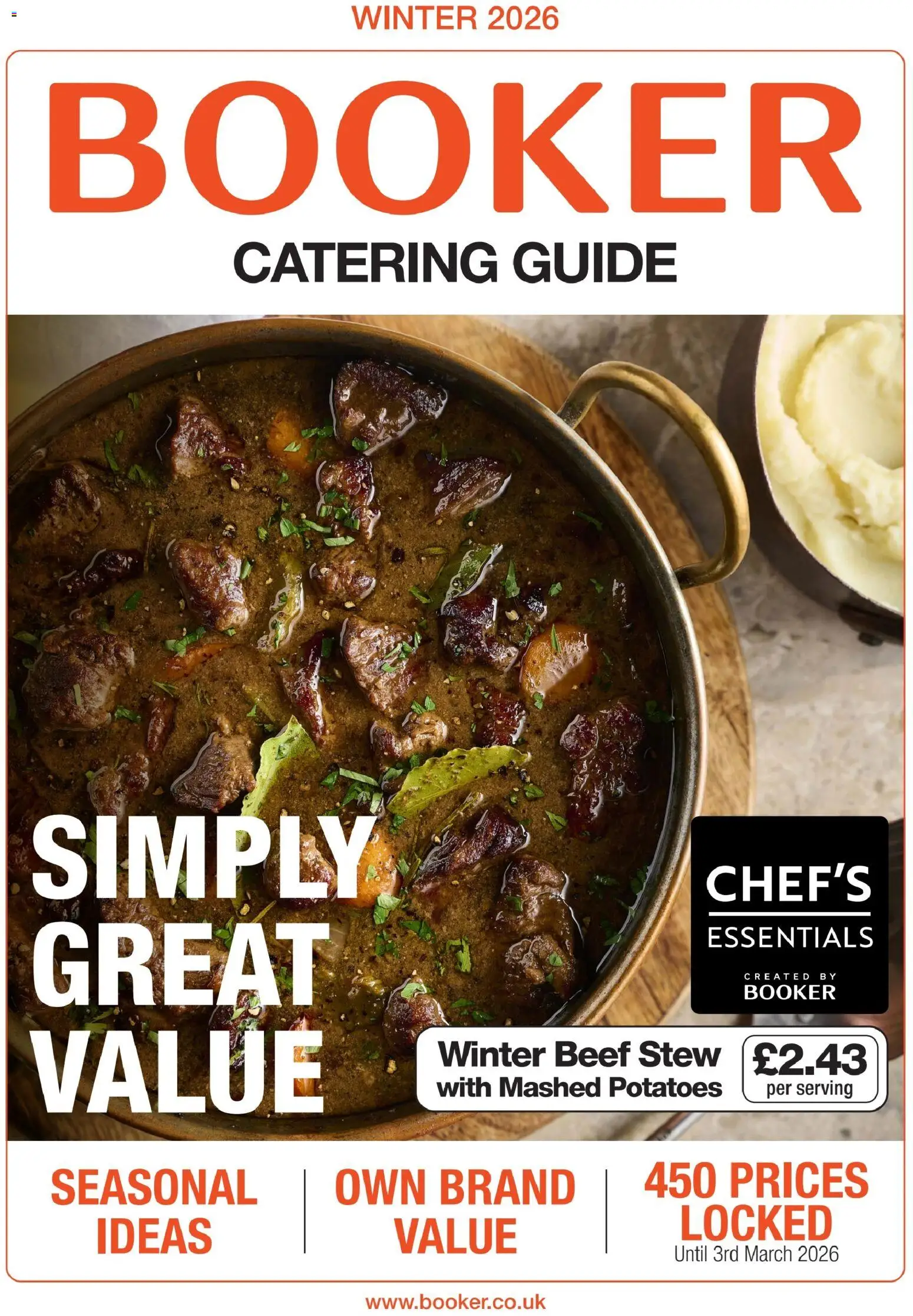 Preview of Booker Wholesale Winter Catering News 2026 valid from 07/01/2026