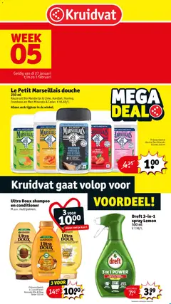 Voorbeeld van Folder week 5 van winkel Kruidvat geldig vanaf 27/01/2026