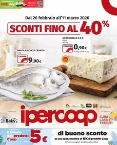 Anteprima dell'opuscolo Volantino Genova dal negozio Ipercoop valido da 26/02/2026