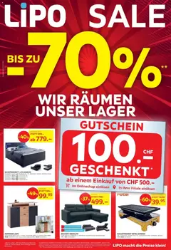Vorschau des Merkblatts Aktionen Sale vom Shop Lipo gültig von 23.12.2025 bis 