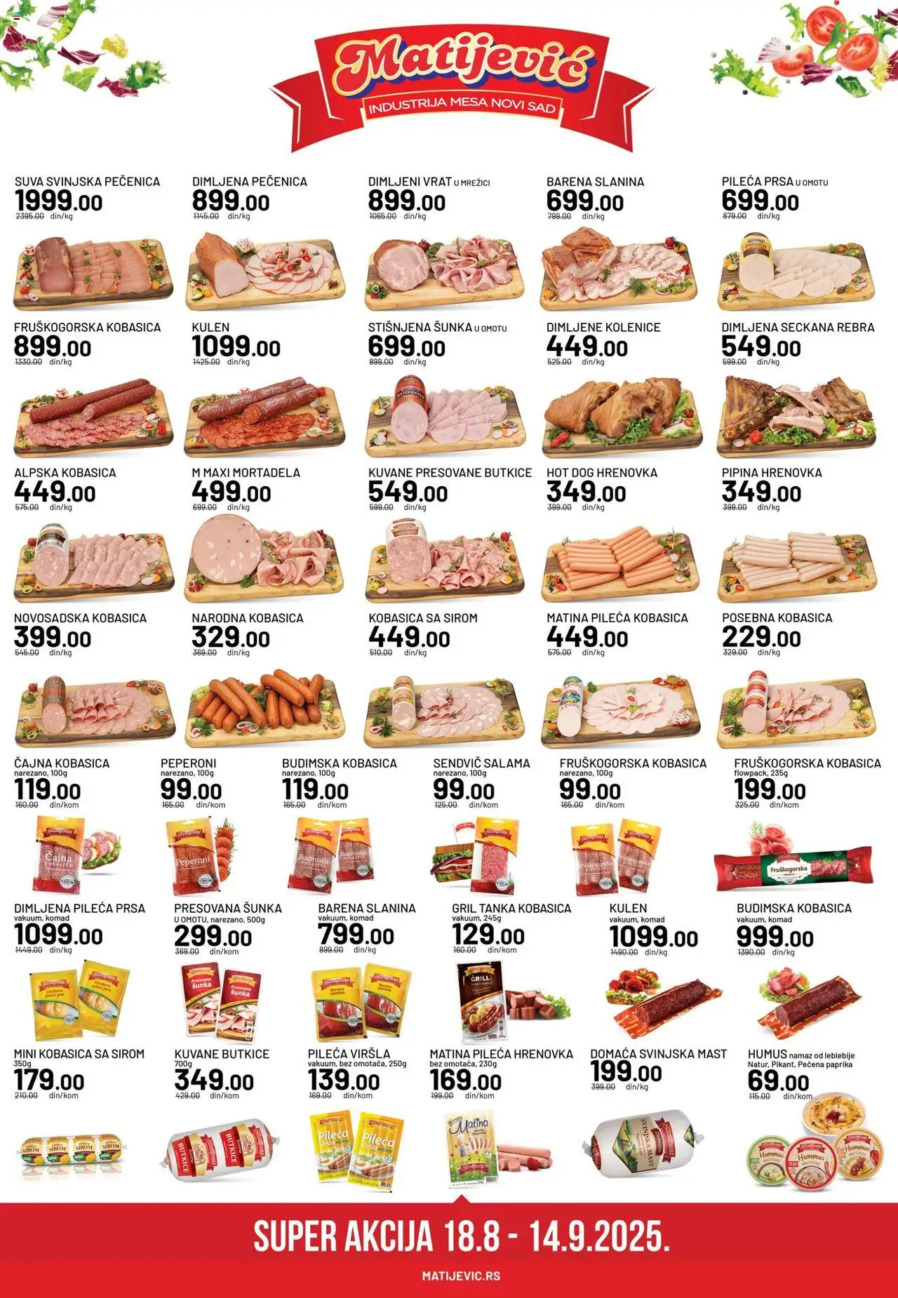 Matijevic katalog važi od 18.08.2025 - stranica 1