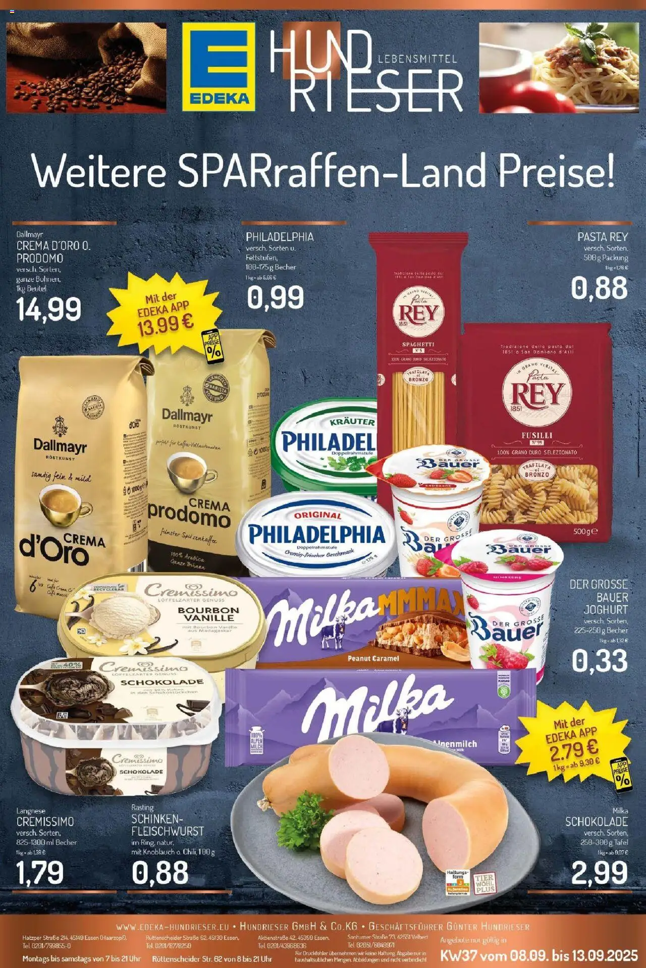 EDEKA Prospekt ab 07.09.2025 - Prospekt Essen - Rüttenscheid Online