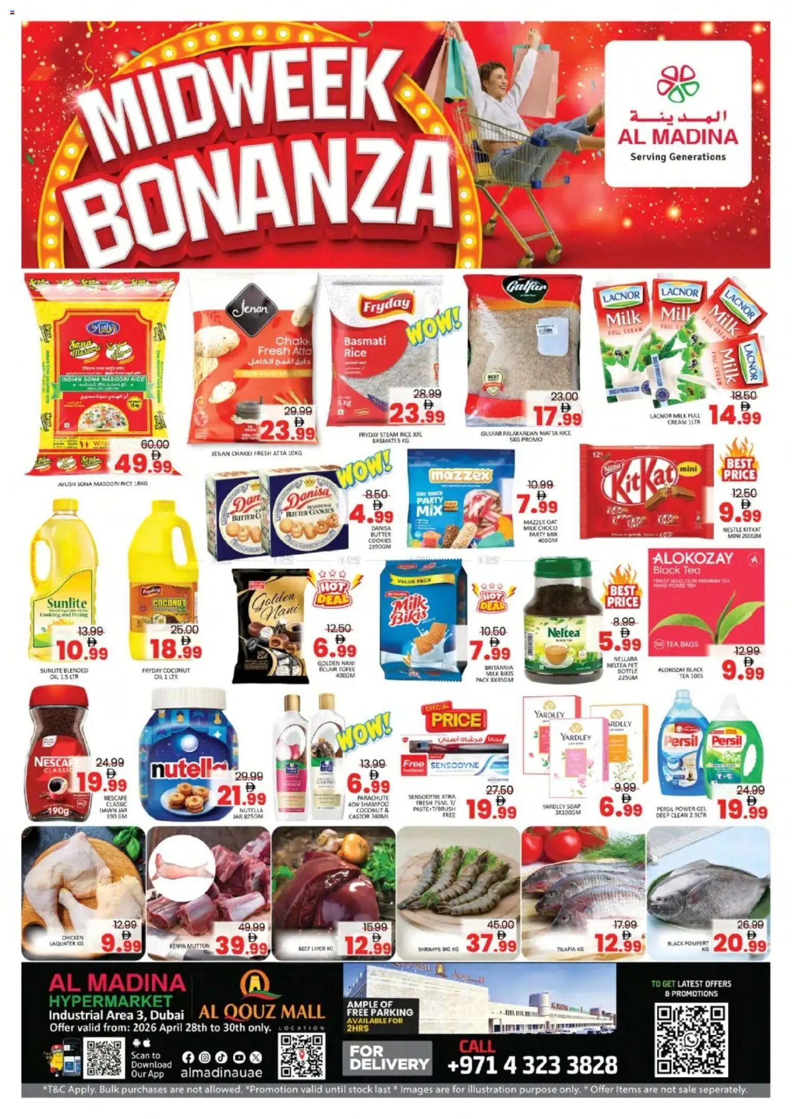 Preview of the catalogue Al Madina Midweek Bonanza - Al Quoz, Dubai of store Al Madina valid from 28 Apr, 2026