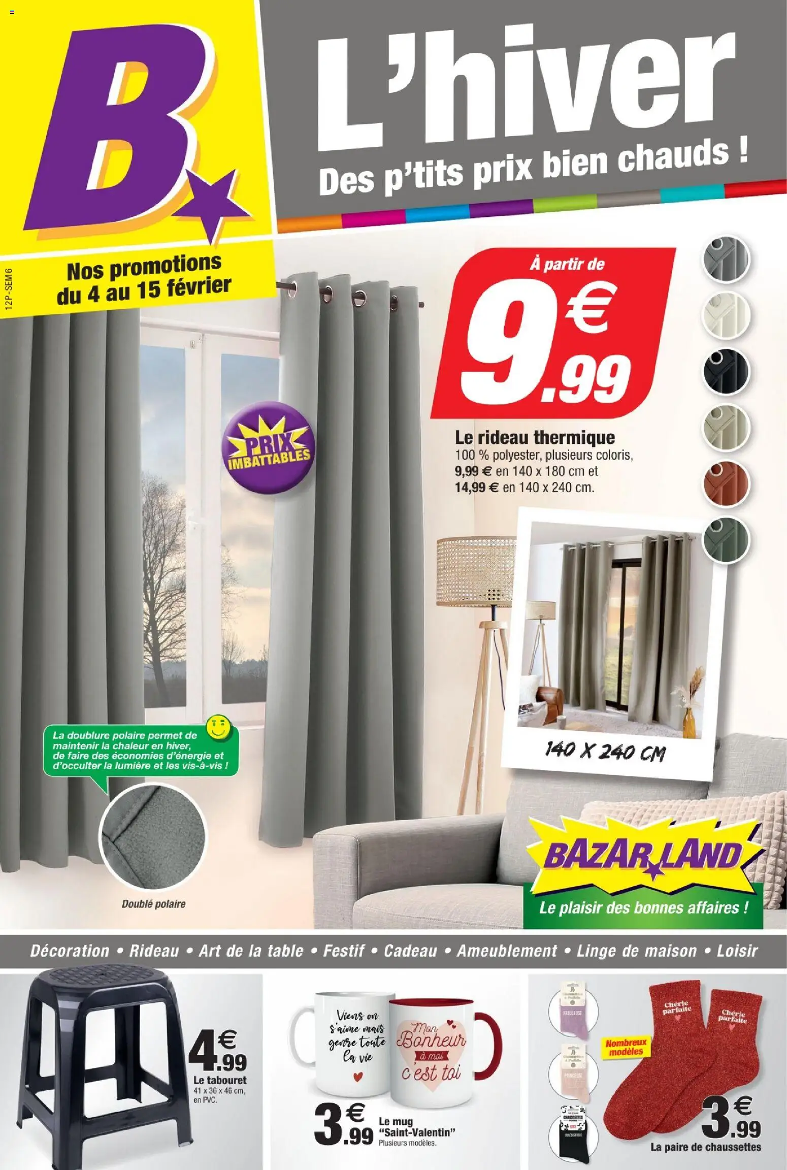 Prévisualisation de Catalogue du magasin Bazarland formulaire valide 04/02/2026