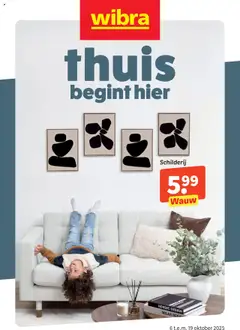 Voorbeeld van Folder van winkel Wibra geldig vanaf 06/10/2025
