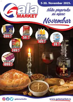 Pregled Gala MARKET kataloga - važi od 05.11.2025