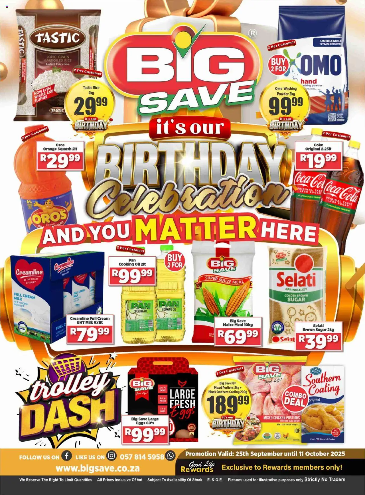 Big Save Specials from 25/09 - 11/10/2025 > Promotions