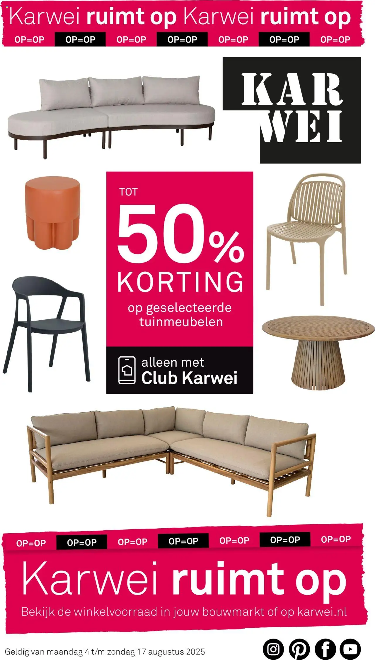 KARWEI shop Folder geldig vanaf 04-08-2025 - Paginanummer 1
