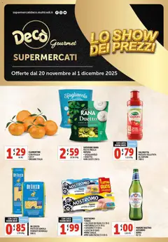 Anteprima dell'opuscolo Volantino Gourmet - Roma dal negozio Decò valido da 20/11/2025