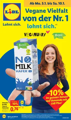 Vorschau von dem Prospekt des Geschäftes Lidl, gültig ab dem 05.01.2026