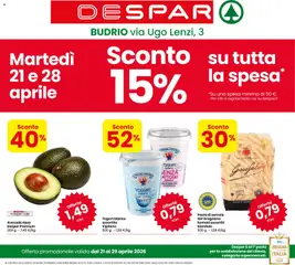 Anteprima dell'opuscolo Despar volantino Budrio dal negozio Despar valido da 21/04/2026