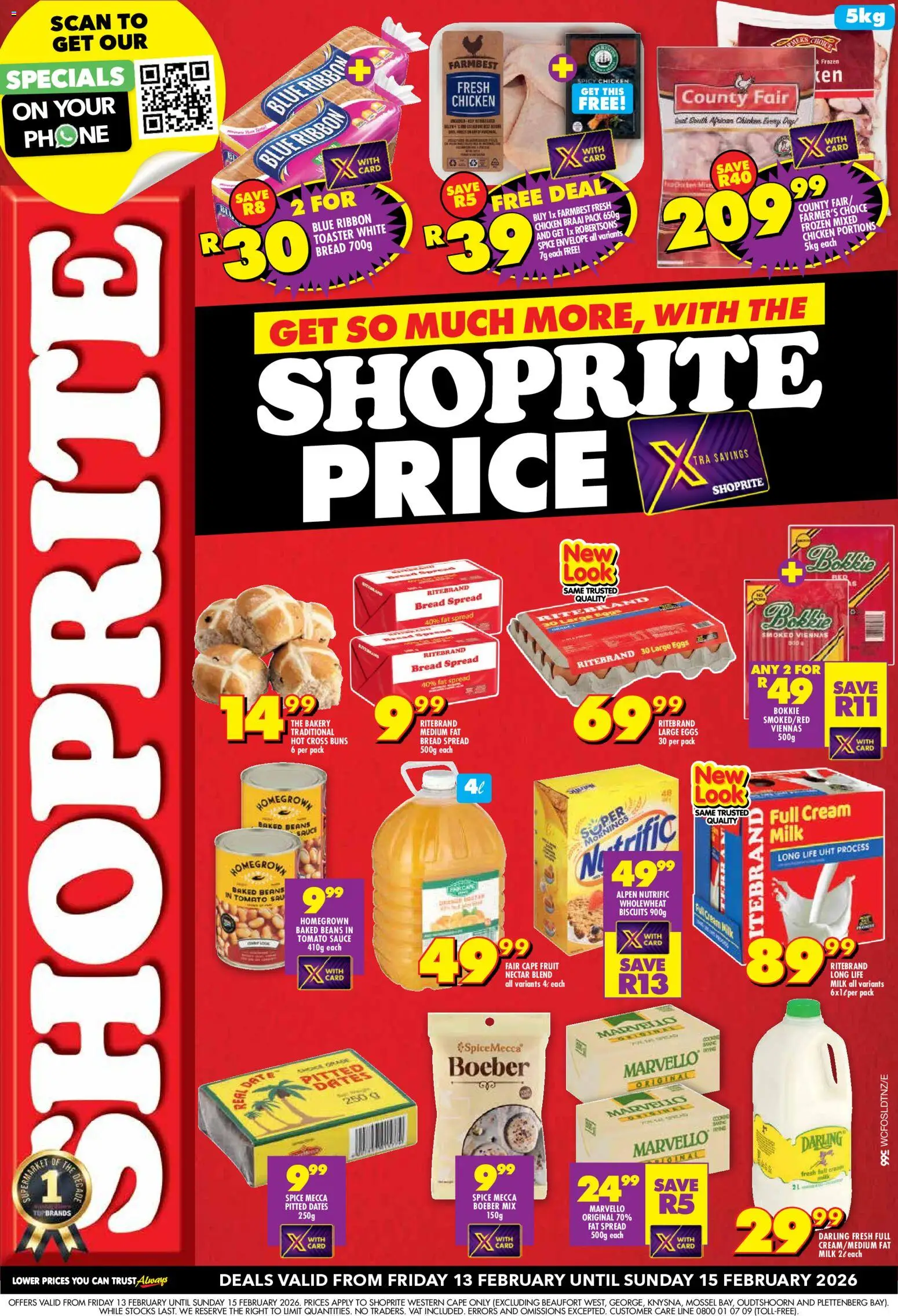 Preview of Shoprite flyer valid from 13/02/2026