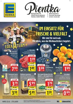 Vorschau von dem Prospekt des Geschäftes Edeka, gültig ab dem 22.12.2025