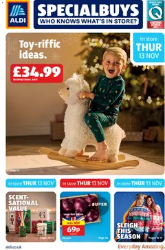Preview of Aldi Weekly offers UK Specialbuys valid from 13/11/2025