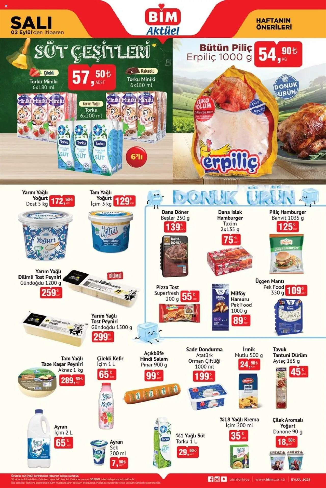 BİM Katalog bu hafta (02 Eylül 2025) - Aktüel Broşür - Sayfa numarası 1