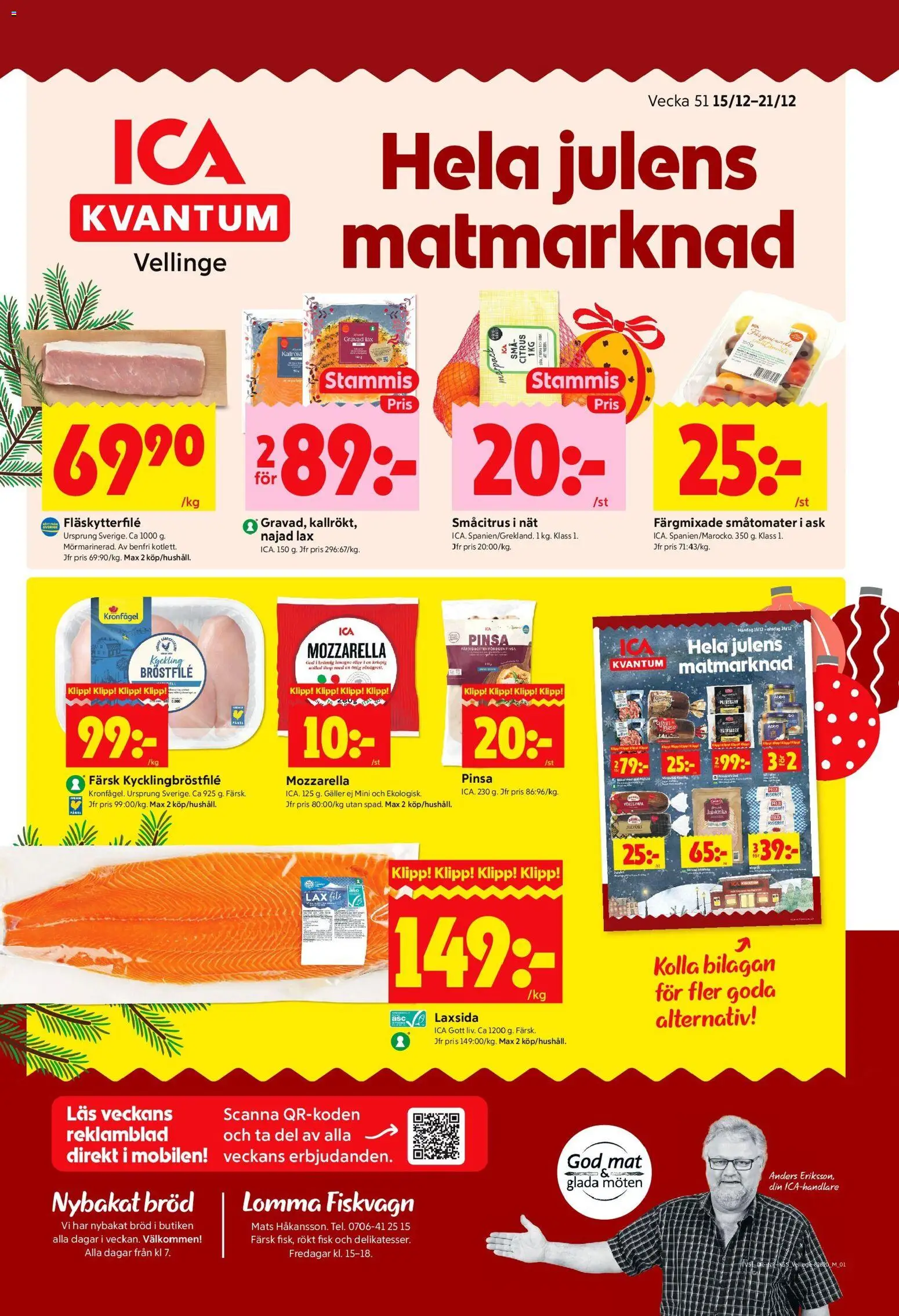 Förhandsgranska reklamblad Vellinge från butik ICA Kvantum gäller från 15/12/2025