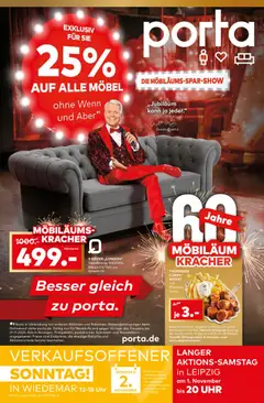 Vorschau von dem Prospekt des Geschäftes Porta!, gültig ab dem 27.10.2025