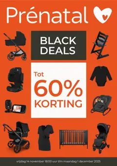 Voorbeeld van Blackdeals folder van winkel Prénatal geldig vanaf 14-11-2025