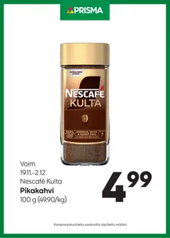 Kaupan Prisma Tarjoukset Nescafé esikatselu, voimassa 19/11/2025
