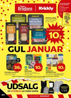 Eksempel på tilbudsavis Tilbudsavis fra butik Kvickly gyldig fra 09/01/2026