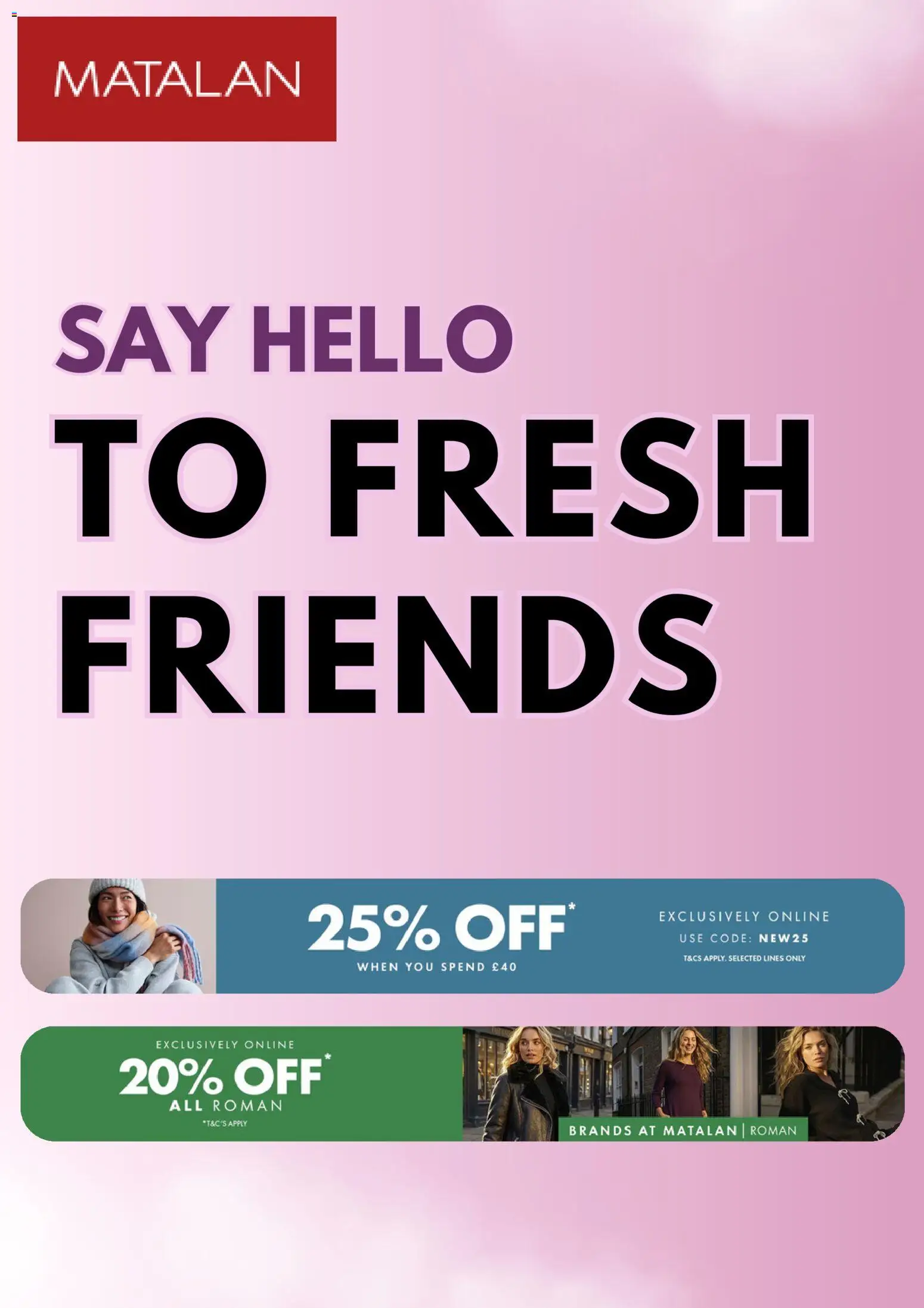 Preview of Matalan Offers valid from 11/01/2026