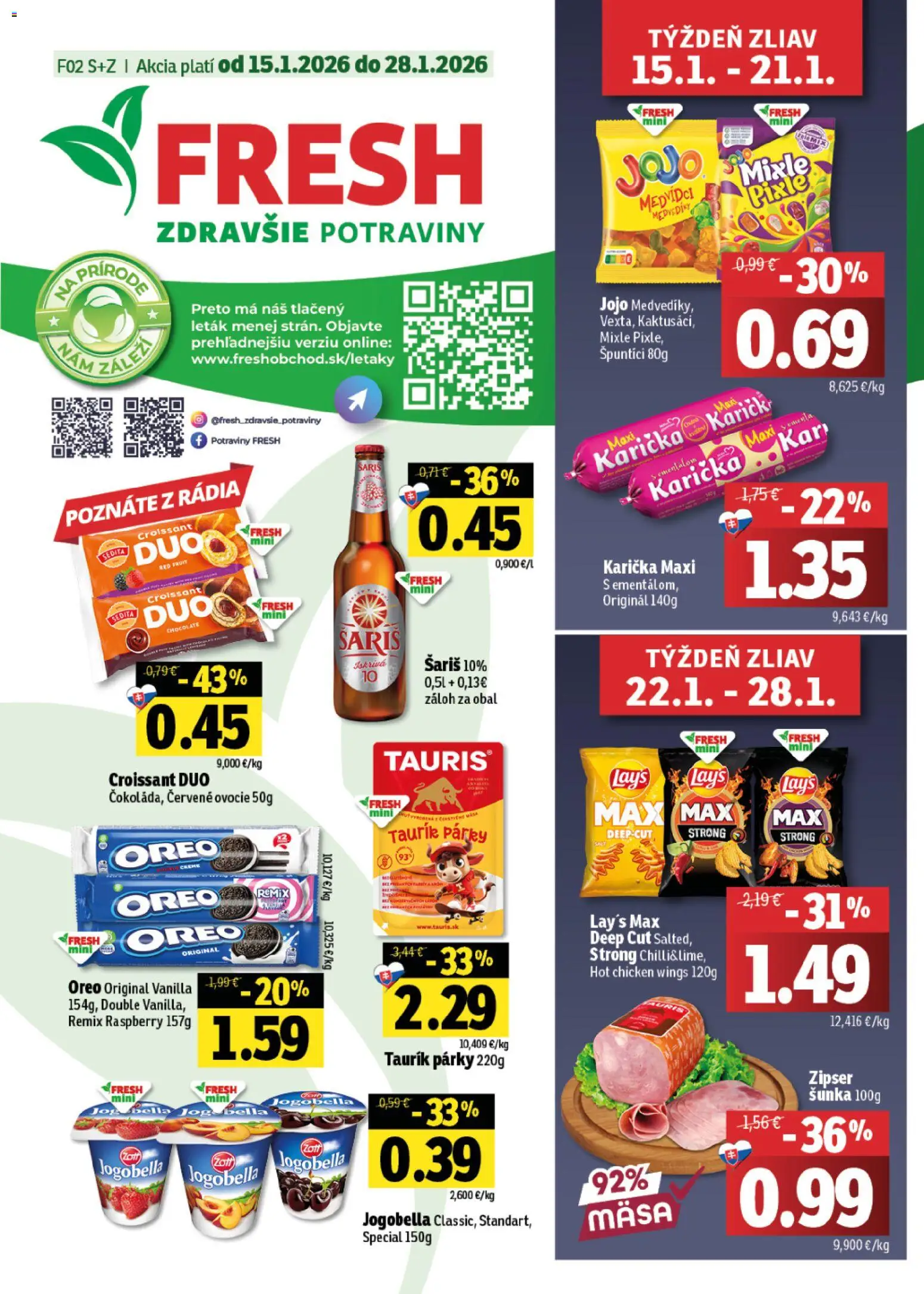 Náhľad Fresh letáku platného od 15.01.2026