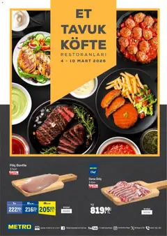 Metro Metro - Et & Tavuk & Köfte Restoranları 04.03.2026 - Broşürünün önizlemesi