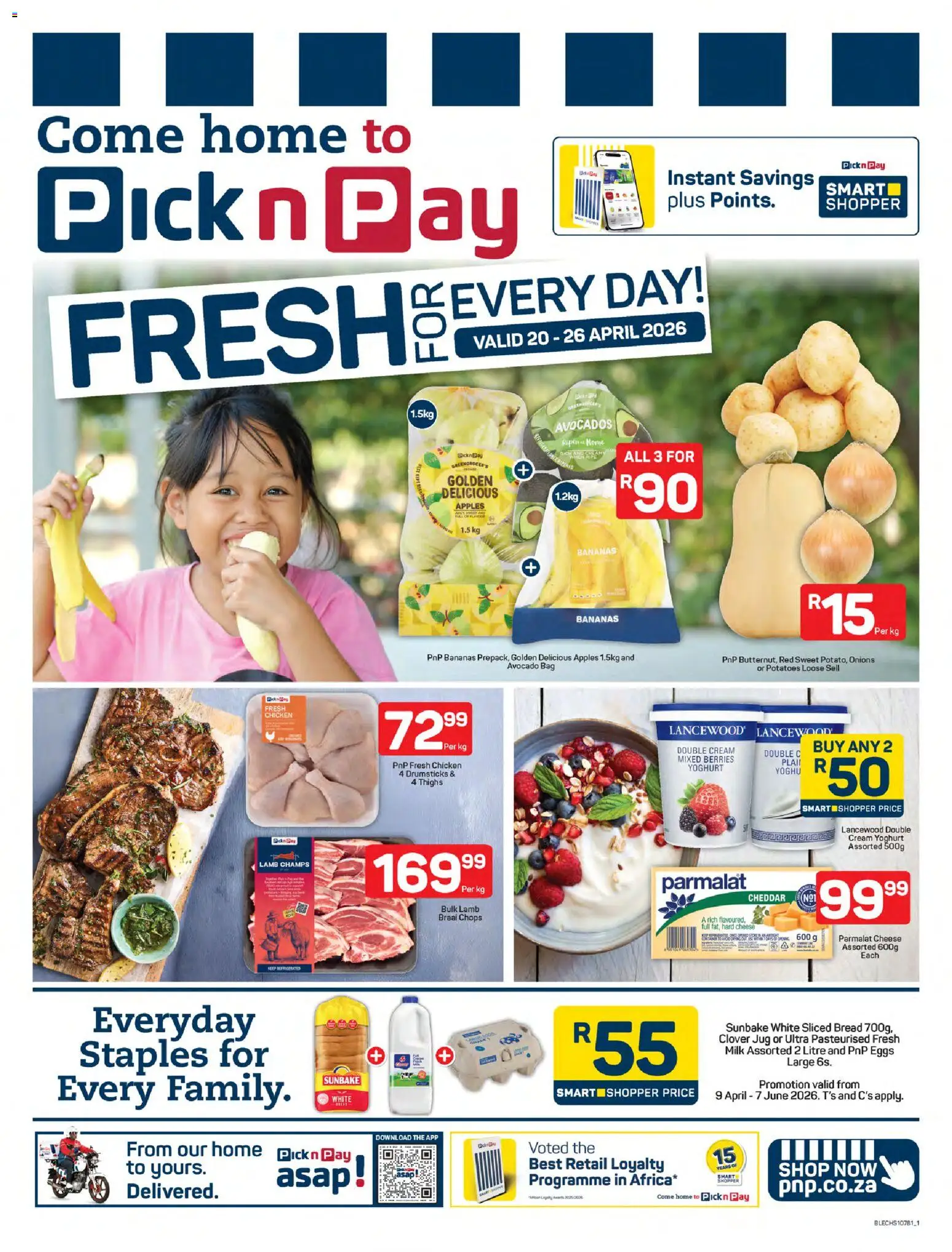 Preview of Pick n Pay flyer valid from 20/04/2026