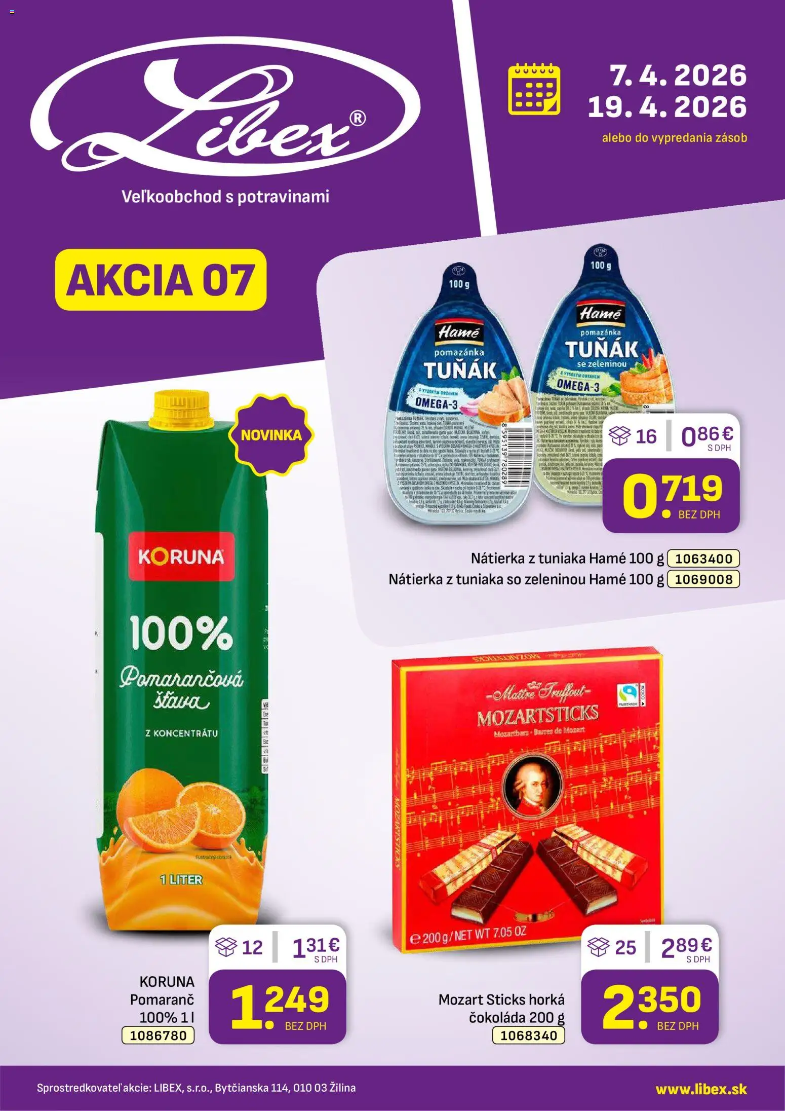 Náhľad Libex letáku platného od 07.04.2026