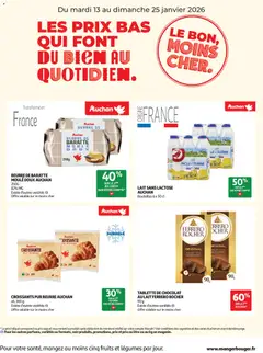 Prévisualisation de Prix bas qui font du bien du magasin Auchan formulaire valide 13/01/2026