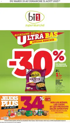 Prévisualisation de Catalogue du magasin bi1 formulaire valide 19/08/2025