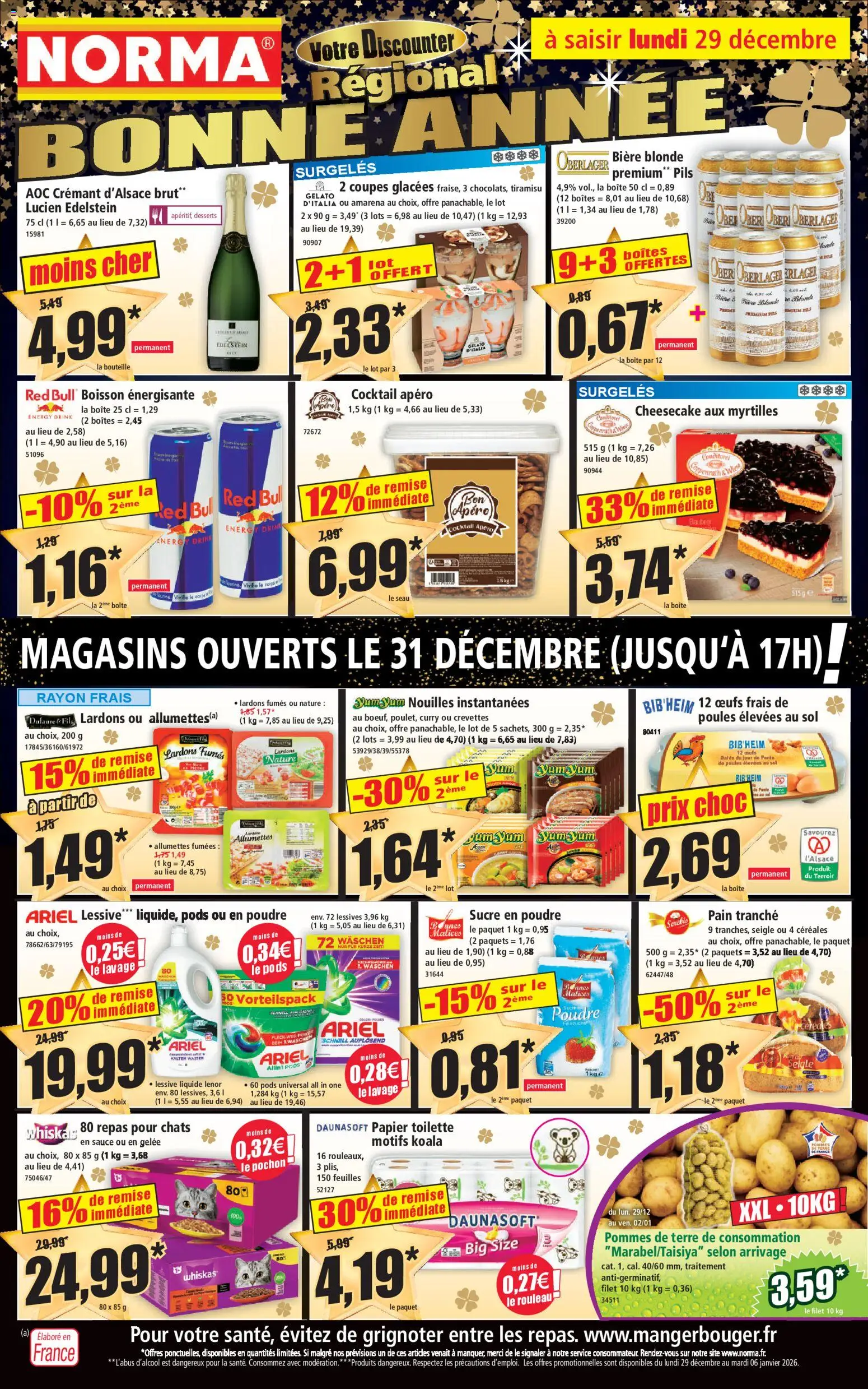 Prévisualisation de Catalogue du magasin Norma formulaire valide 29/12/2025