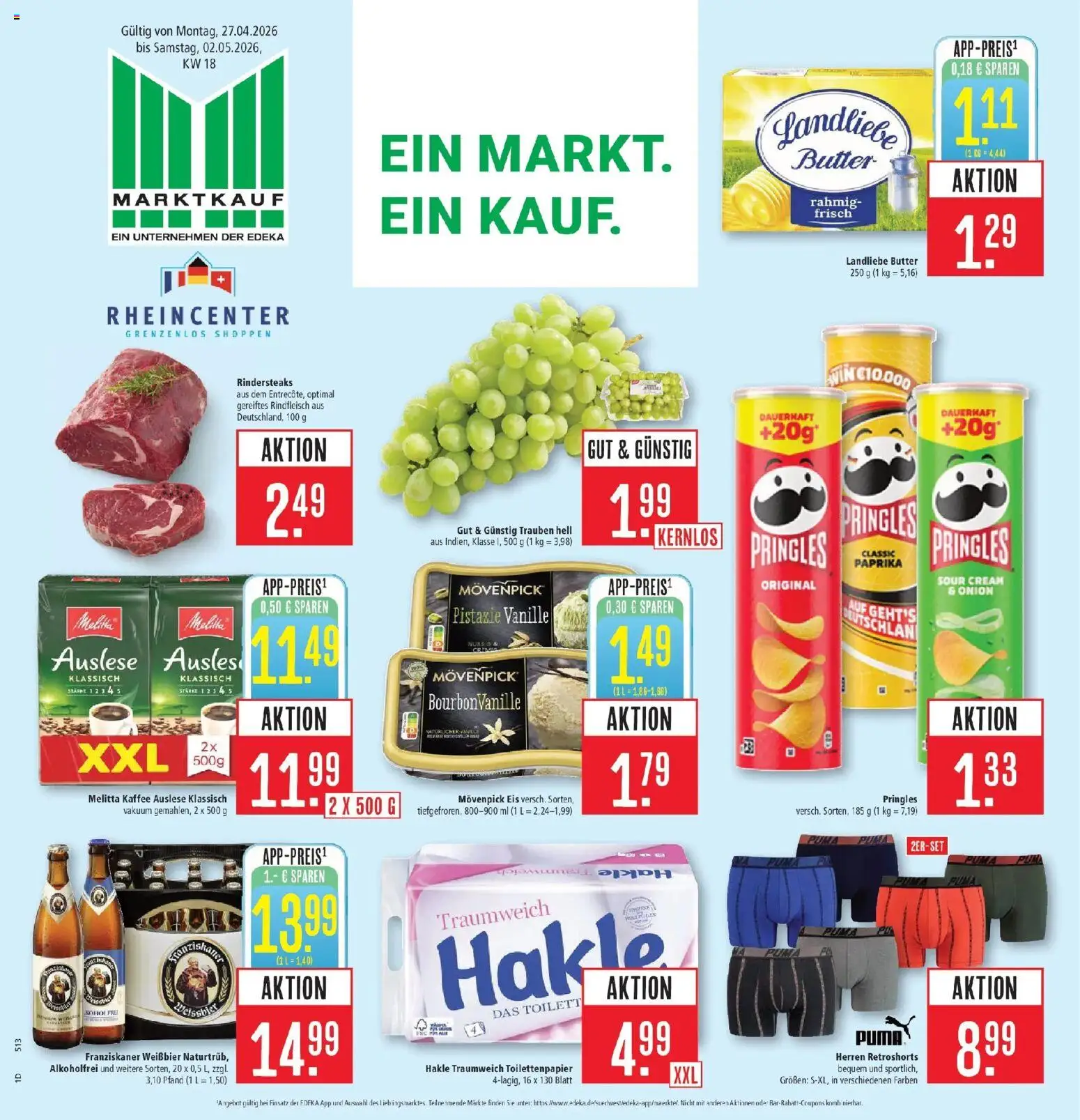 Vorschau von dem Prospekt des Geschäftes Marktkauf, gültig ab dem 27.04.2026