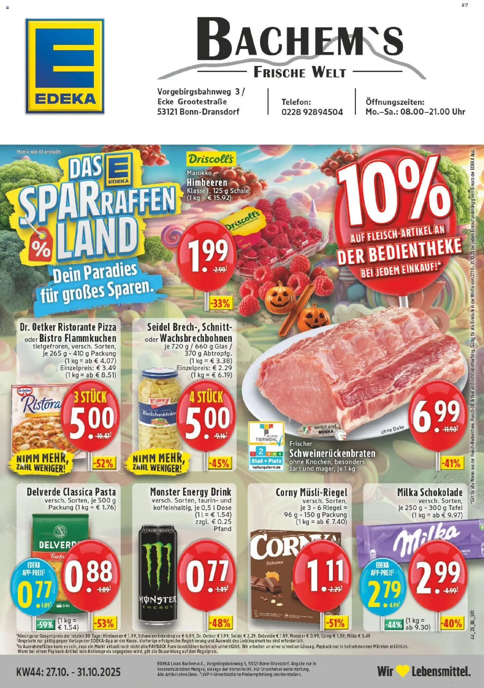 Vorschau von dem Prospekt des Geschäftes Edeka, gültig ab dem 26.10.2025