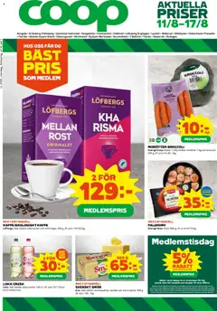Förhandsgranska reklamblad Aktuella reklamblad Coop från butik Coop gäller från 11/08/2025