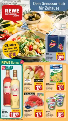 Vorschau von dem Prospekt des Geschäftes Rewe, gültig ab dem 01.03.2026