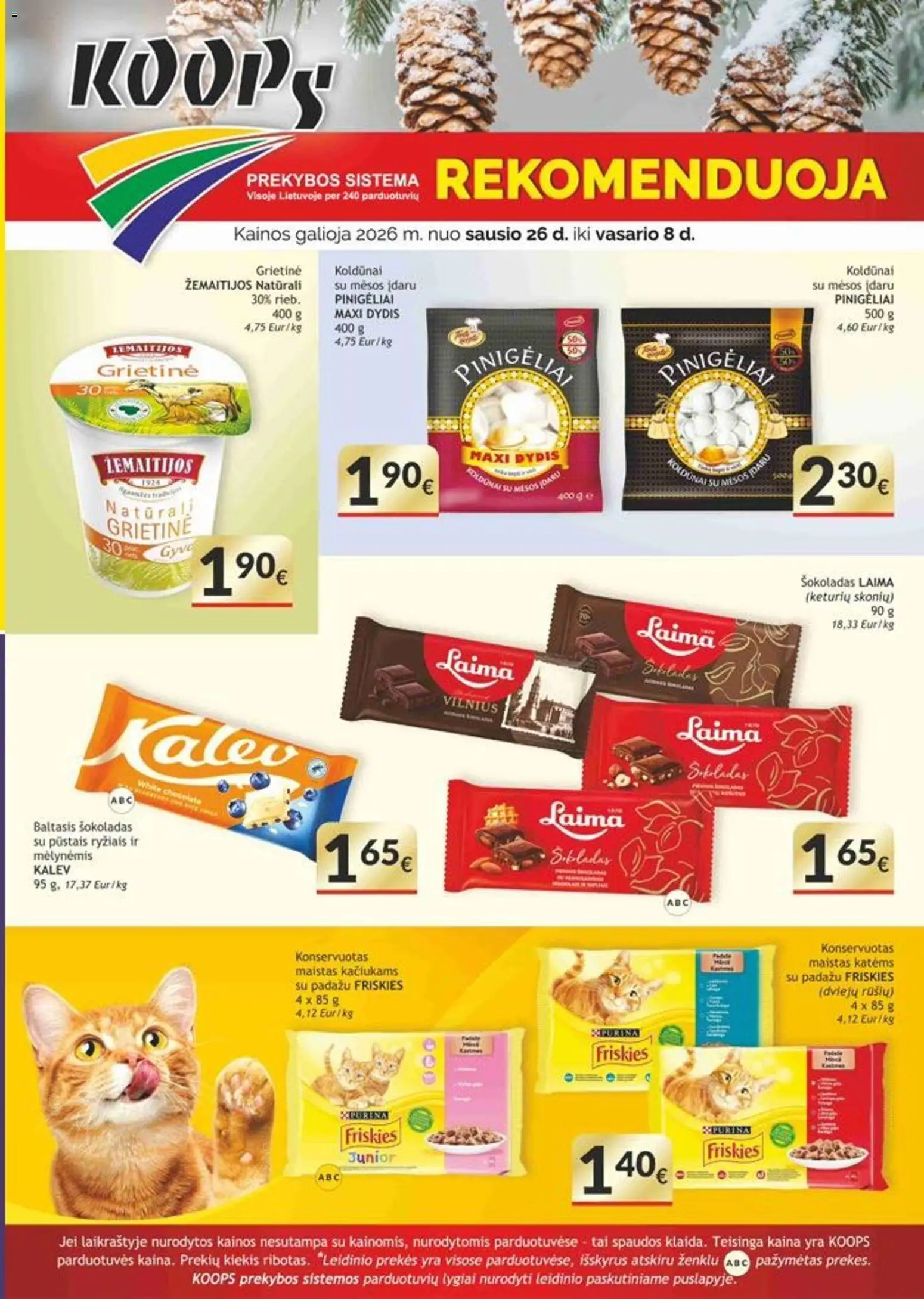 Koops parduotuvės leidinio Leidinys galiojančio nuo 2026.01.26 peržiūra