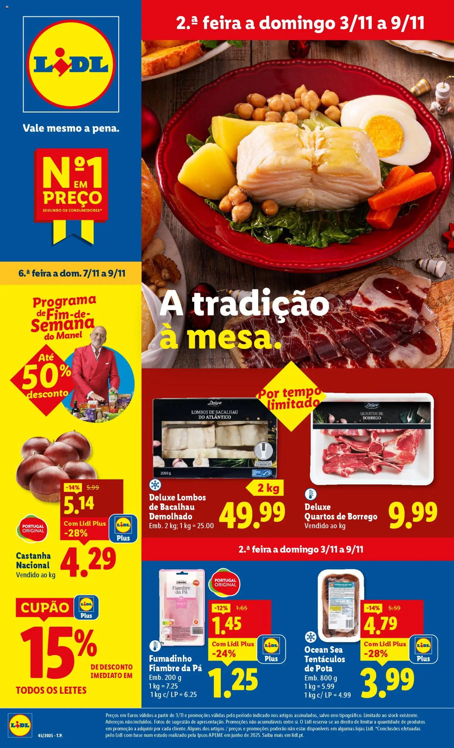 Pré-visualização do folheto da loja Lidl válida a partir de 03/11/2025